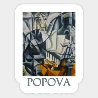 The Pianist by Lyubov Popova Sticker